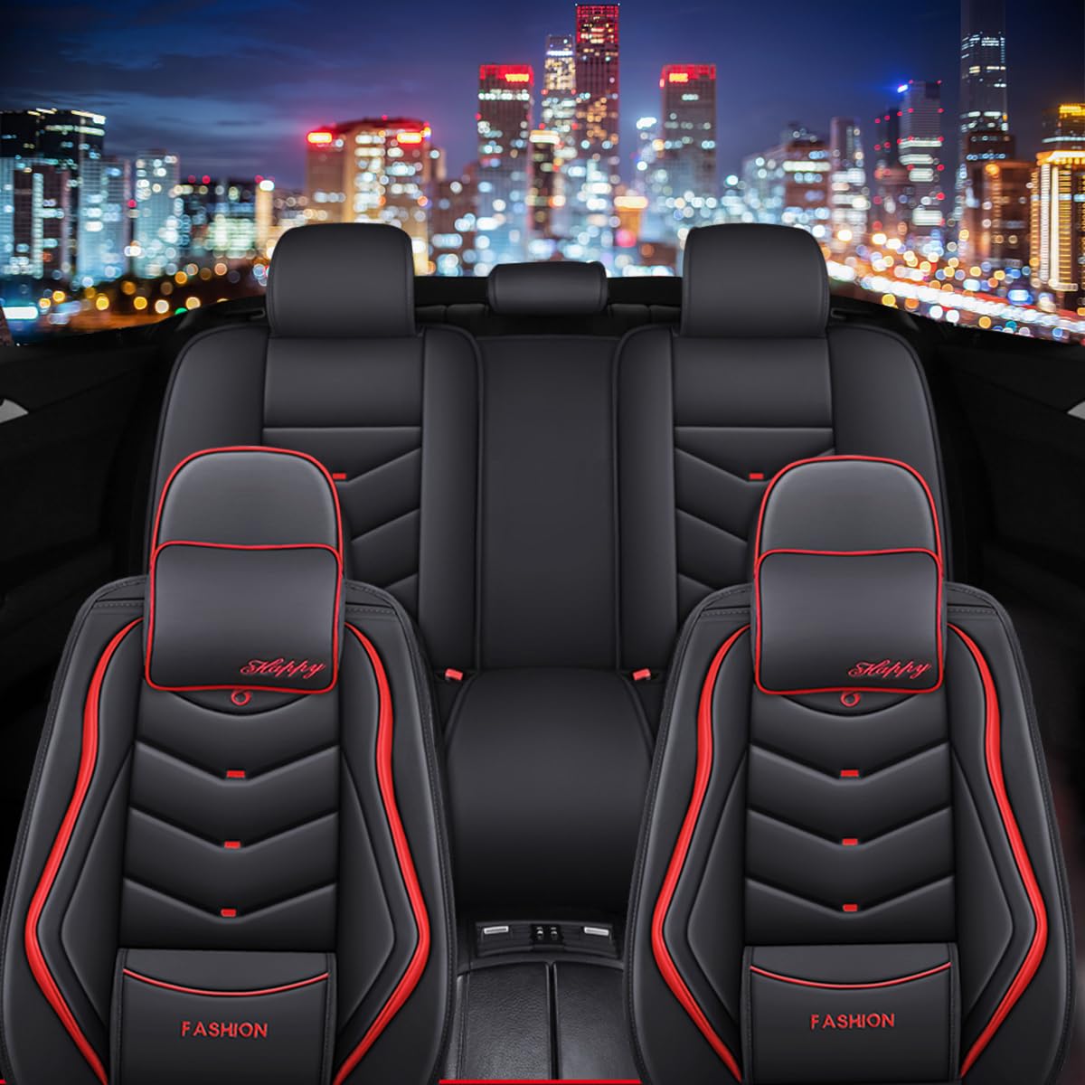 5 Seat Covers for Jeep Gladiator 2020-2026 Leather Waterproof Breathable Car Seat Covers Interior Accessories Seat Cover Cushion — view 3