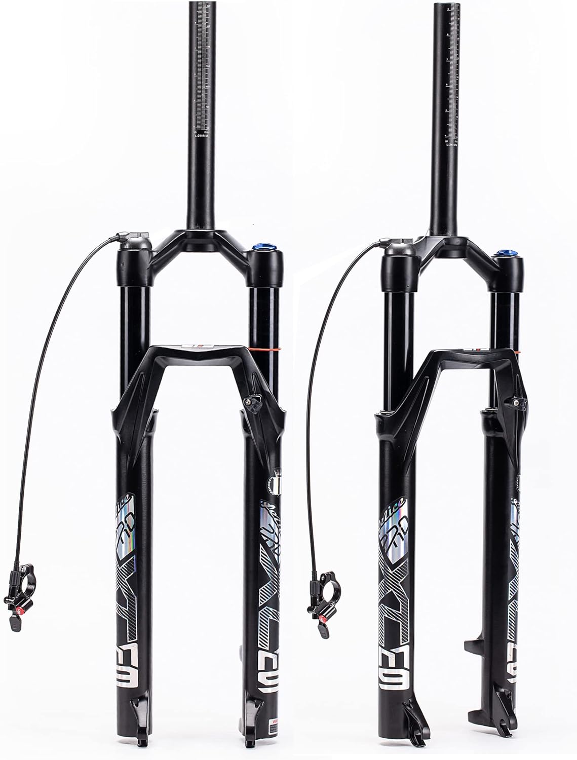 NOUJIU 26/27/29 in 11/8 MTB Suspension Air Fork 120mm Travel, Straight