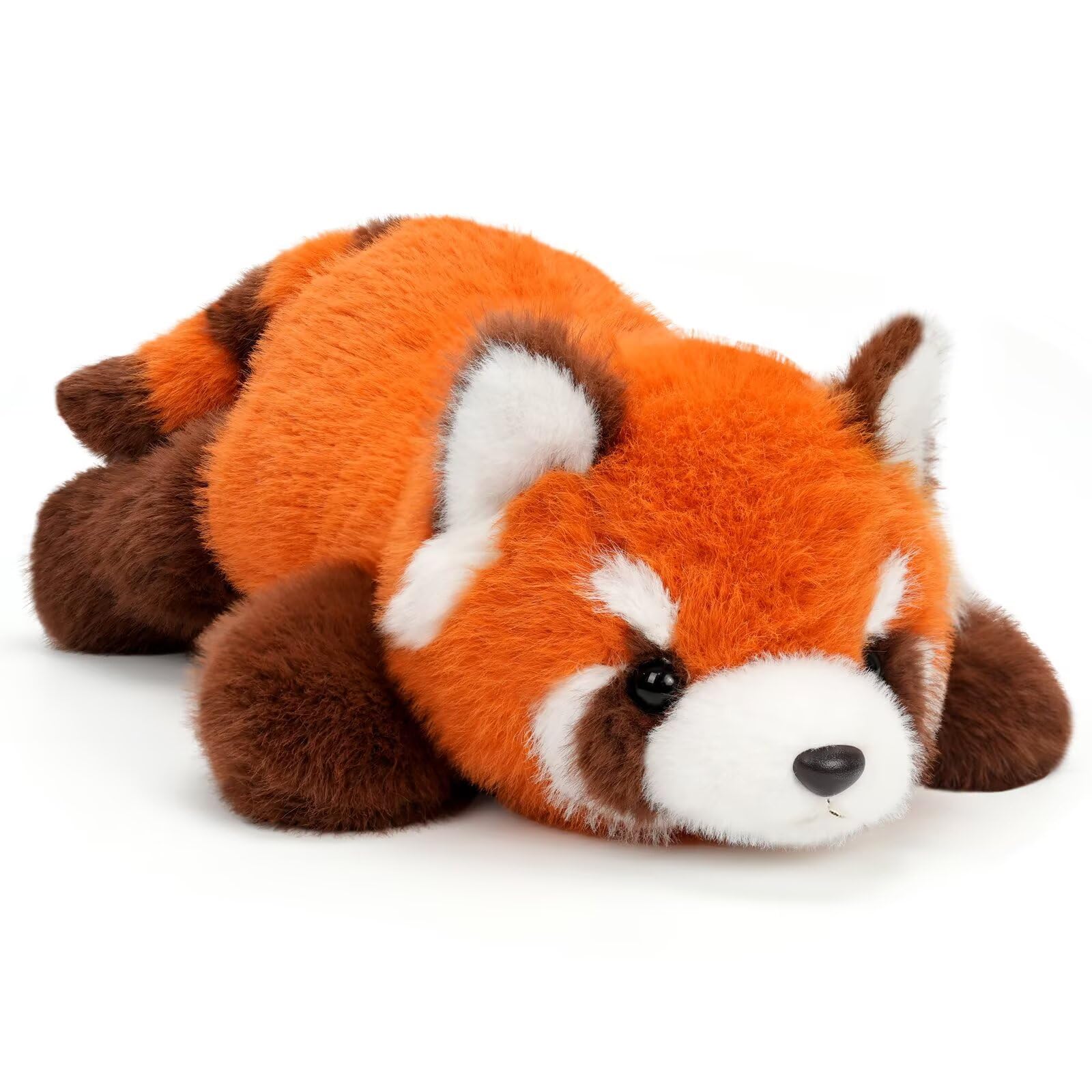 KWQBWQF Cute Red Panda Plush Toy 18.9'' Red Panda Stuffed Animal Plushie Kawaii Birthday Valentines Day Gifts for Kids Girls Boys Girlfriend