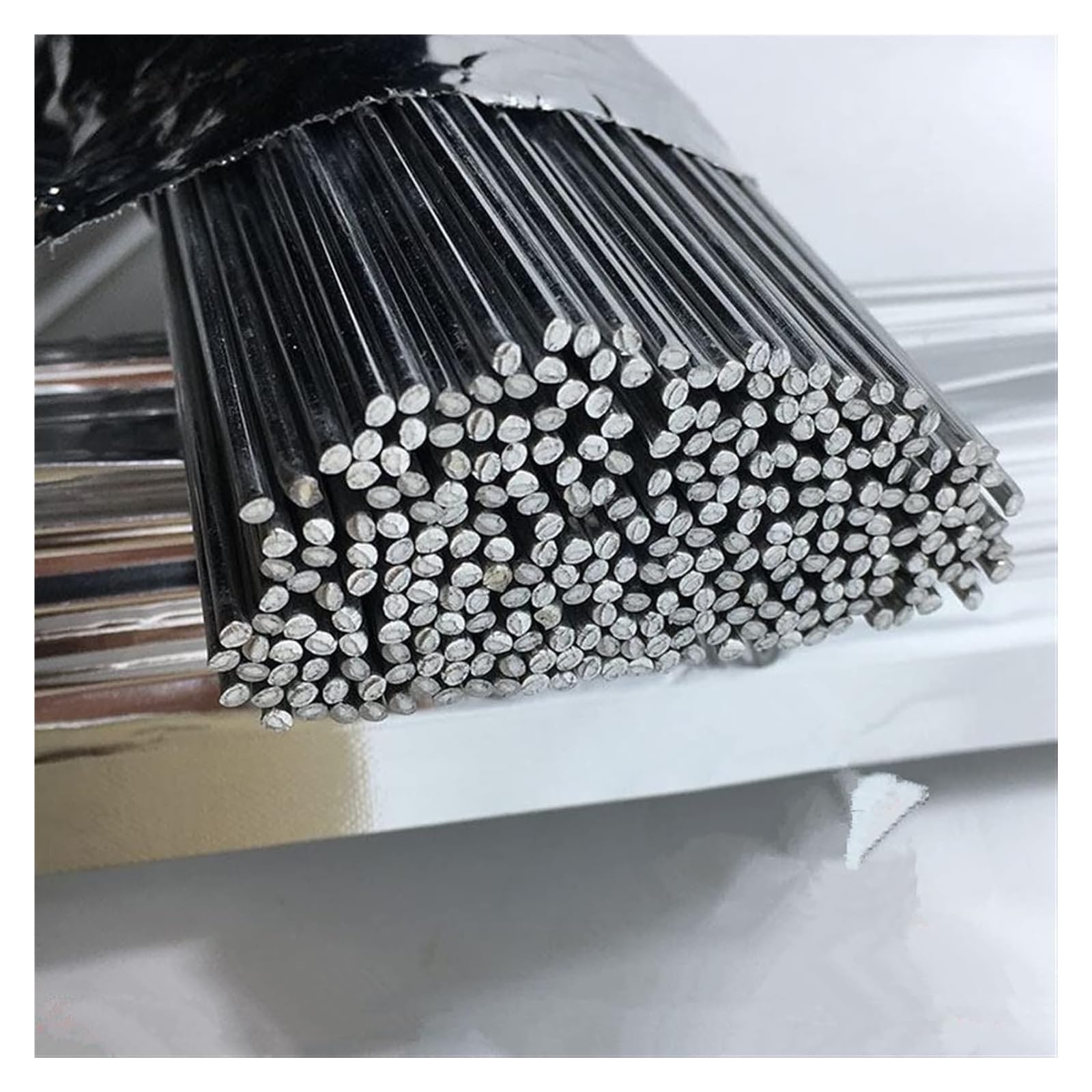 KFGISD, E6013, Welding Wire Rods 500x2.0mm 19.68x0.079 Magnesia Aluminum Cored Wire,Welding Rods(1.6mm)