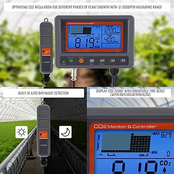 【新品】CO2 コントローラー 二酸化炭素制御 昼夜検知 新品】CO2 コントローラー 二酸化炭素制御 昼夜検知