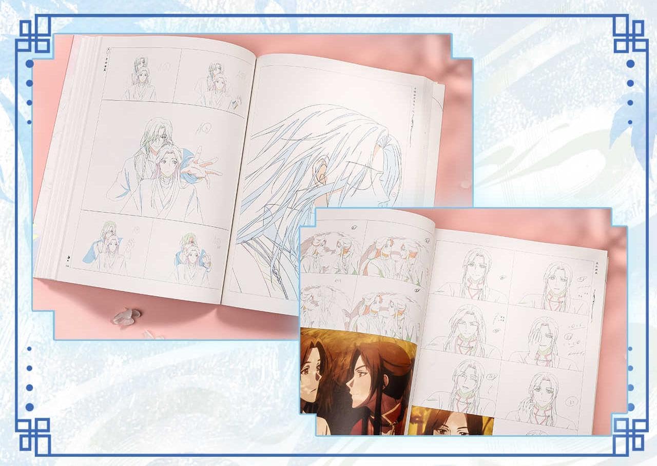 THE UNTAMED Heaven Officials Blessing Figure Original Artbook，Tian Guan Ci Fu Beautiful Picture Album, Creative Manuscript