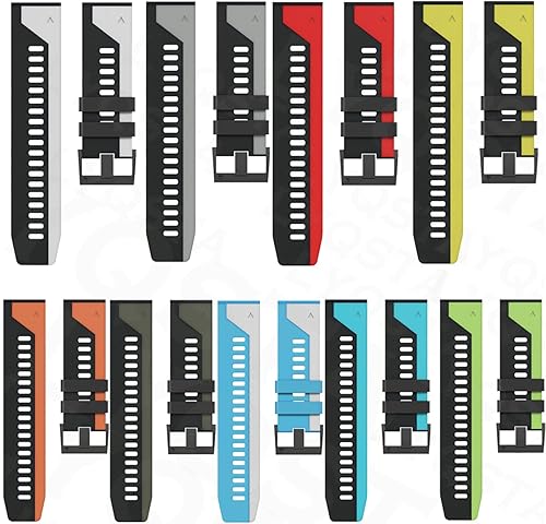 Miniatura 4 de 22 26mm Silicone Watchband Strap For Garn Fenix EPIX 7X 7 5X 5 6X 6Pro 945 Smart Watch Bracelet Quick EasyFit Wristband Correa
