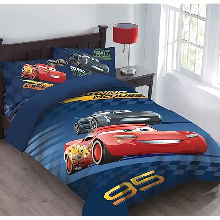 mcqueen car bed sheets