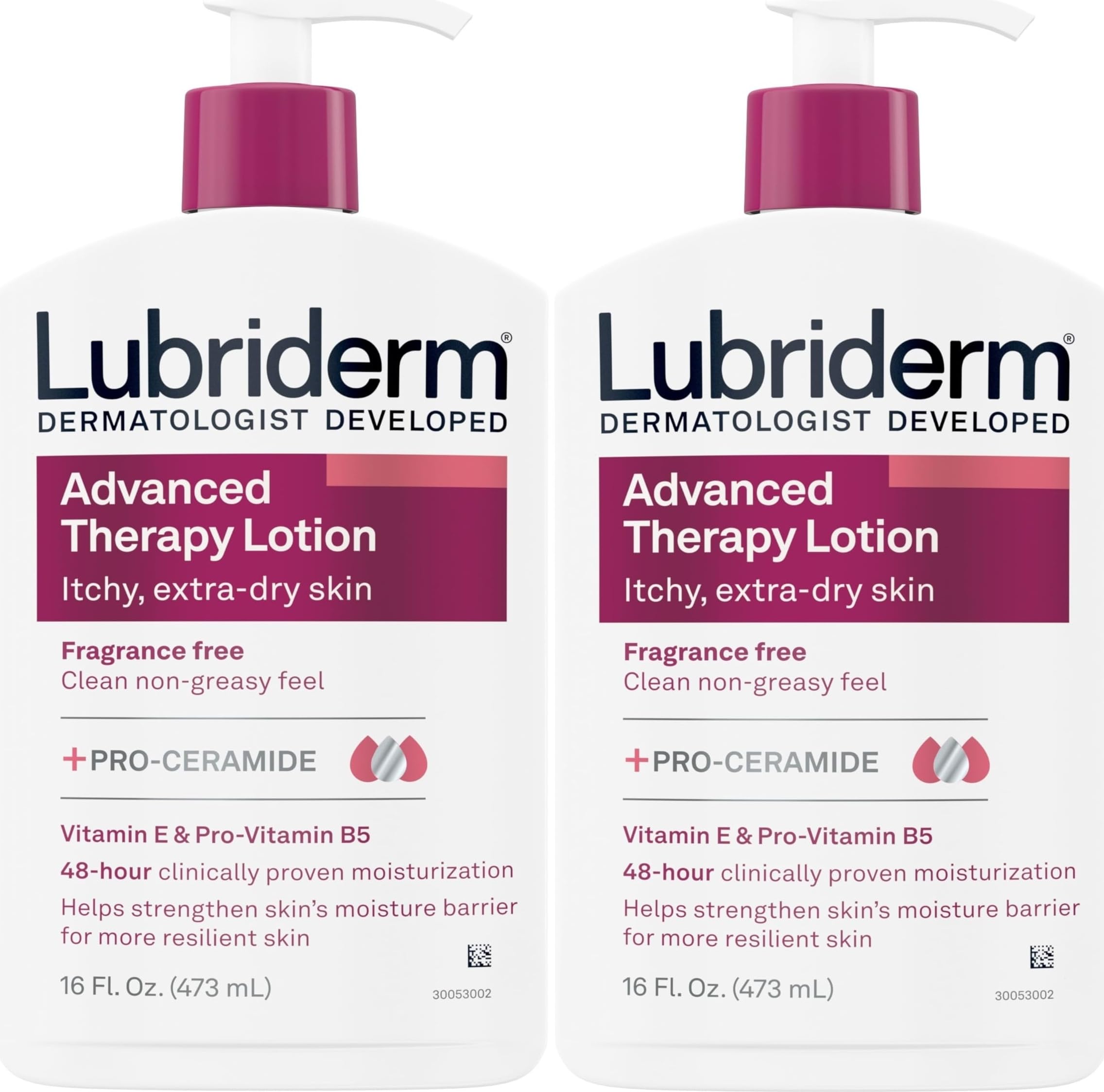 Advanced Therapy Lotion by Lubriderm for Unisex - 16 oz Lotion