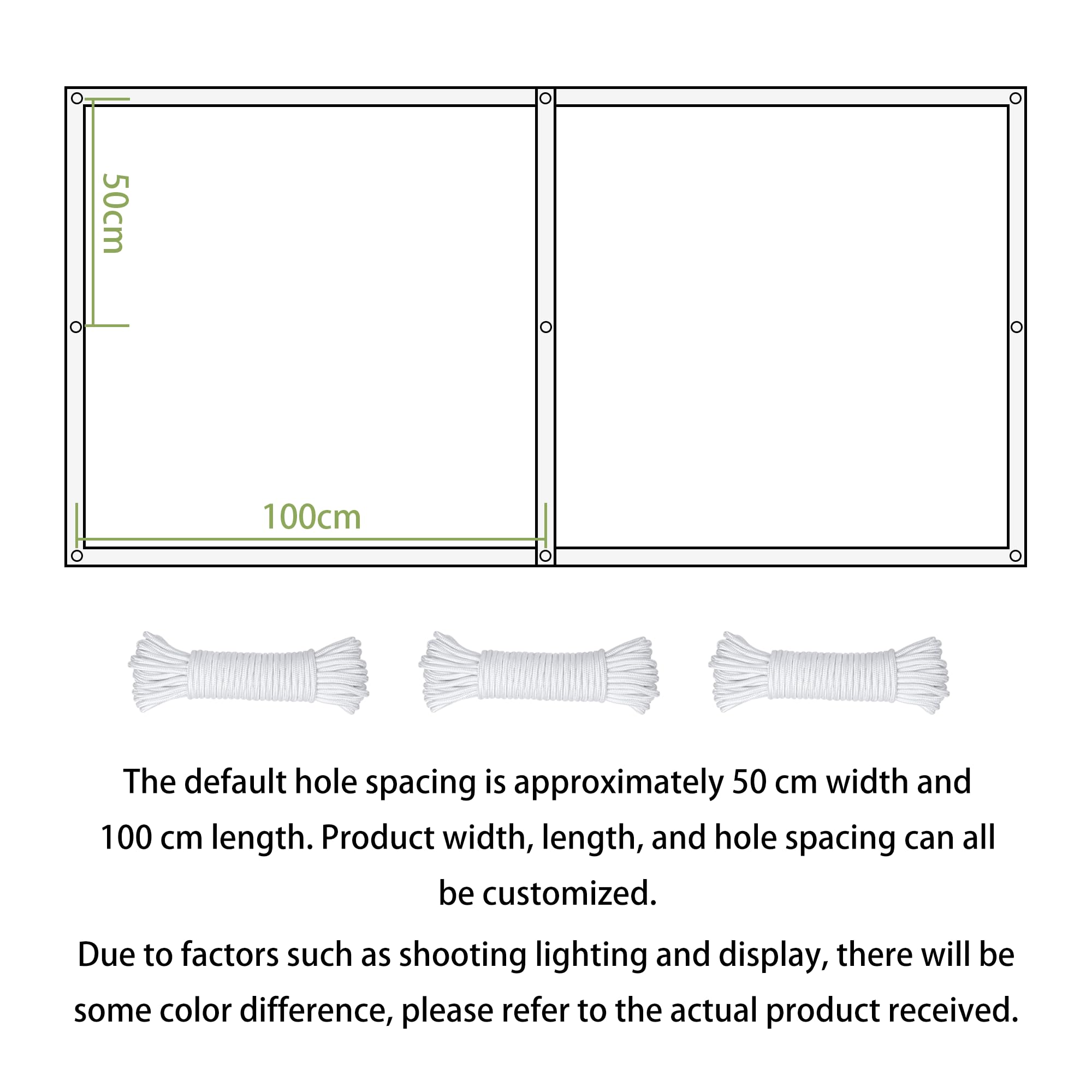 Einziehbares Sonnensegel 200 x 660 cm UV Schutz Sonnenschutzt Sonnensegel inkl Befestigungsseile für Terrasse, Garten, Balkon, Camping, Weiß