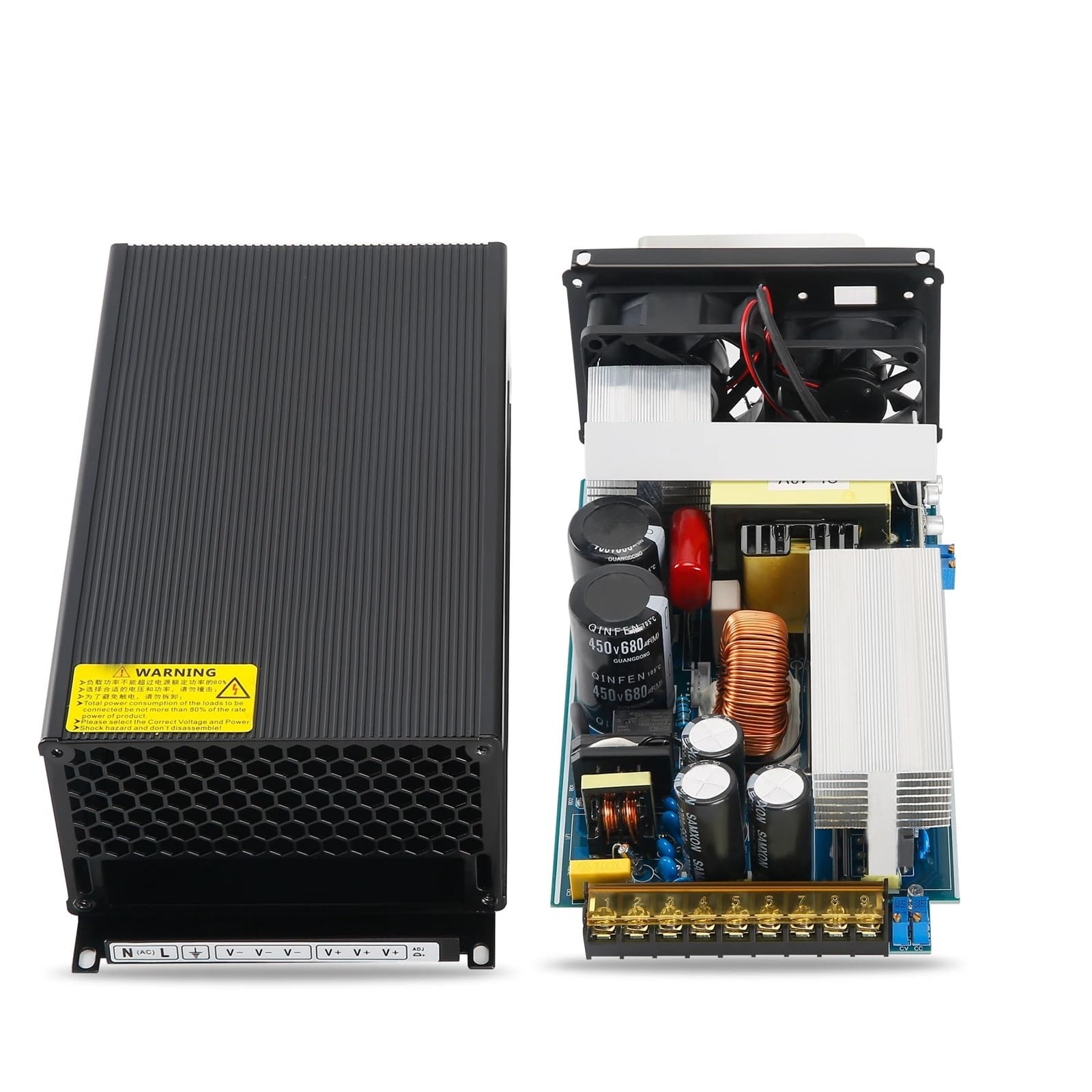 FCARUMIQP AC to DC 48V 31.2A 1500W Switching Power Supply Drive Motor Industrial Electronic Electrical Equipment Etc 1Pcs