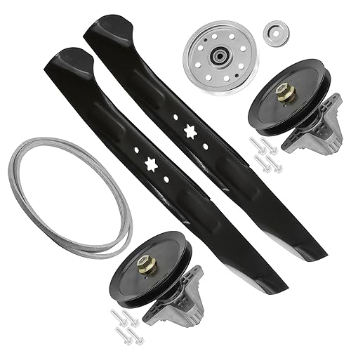 Miniatura 7 de Replacement Part OEM for 918-05078A 942-04244A Spindle Pulley Blade & Belt for CubCadet Troy-BIlt Index-DDR965-GTF1-60084