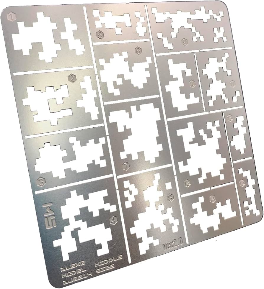 Amazon | [Cicogna] 塗装 スプレー テンプレート デジタル