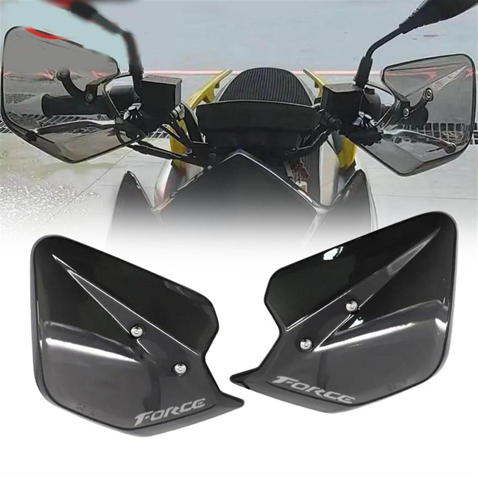 Protège-mains de moto anti-vent WOODEY compatible Yamaha Force 155 SMAX