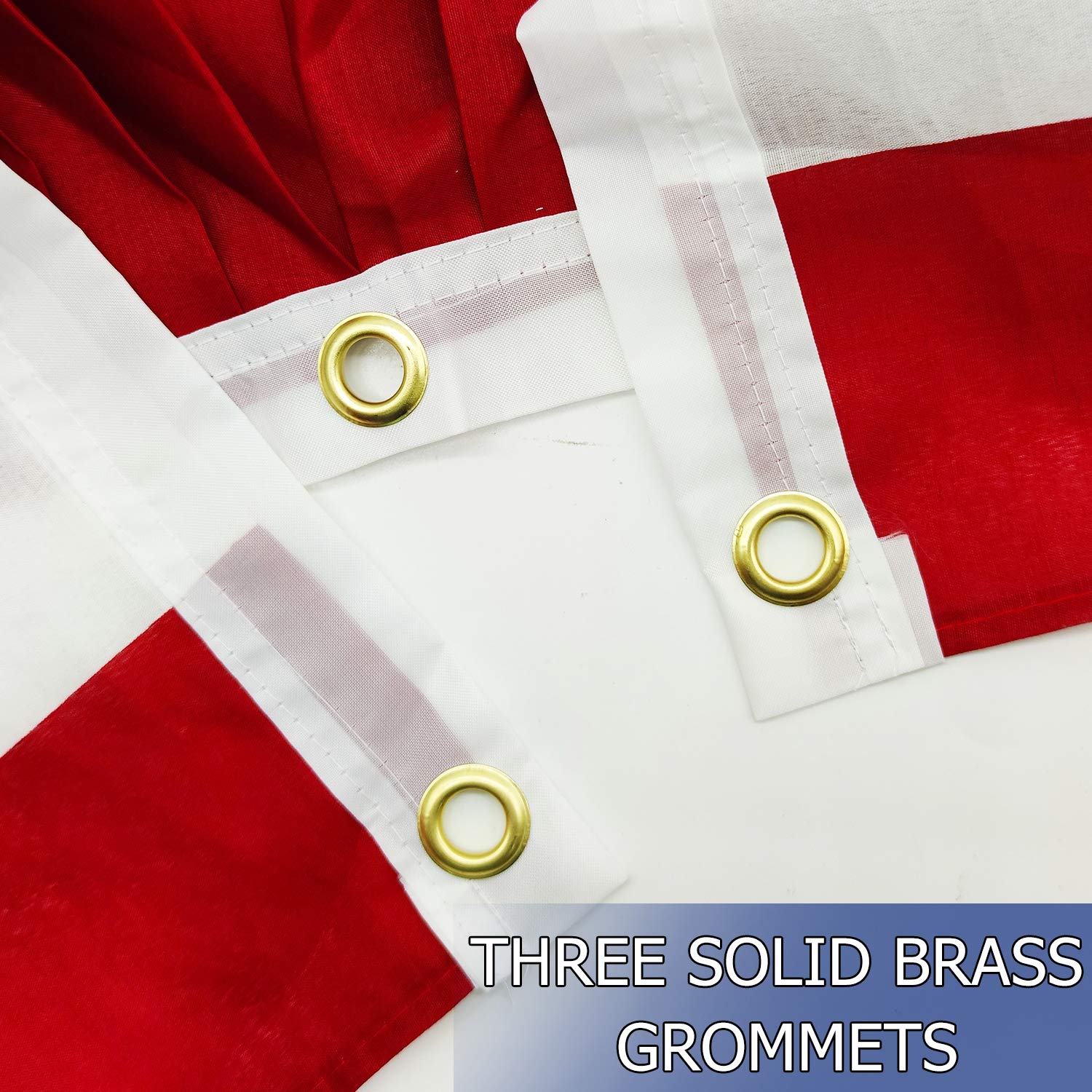 2 US-Flaggen Banner Für 4. Juli – Je 45x91 Cm, Polyester, Plissiert, Mit Messingösen, Patriotische Dekoration Für Innen & Außen, Unabhängigkeitstag, Veteranentag