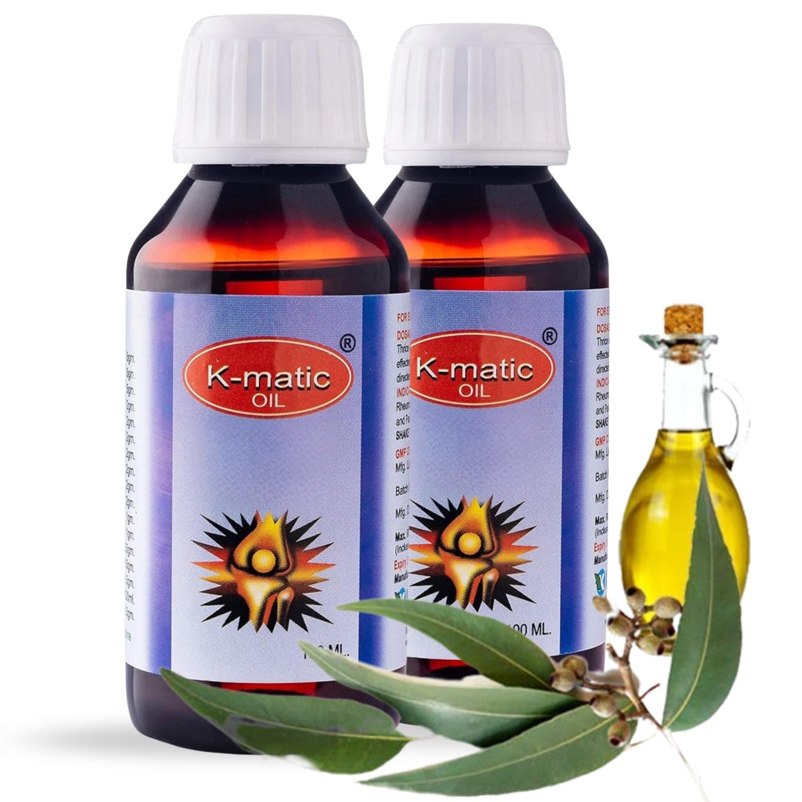 K-MATIC Massage Oil – Ayurvedic Support for Joint & Muscle Comfort | 100 mL × 3 Bottles (Approx. 15-Day Supply)