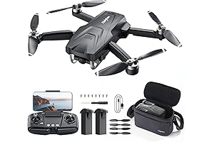 BWINE GPS 75 Mins Foldable 4K Drone with Camera