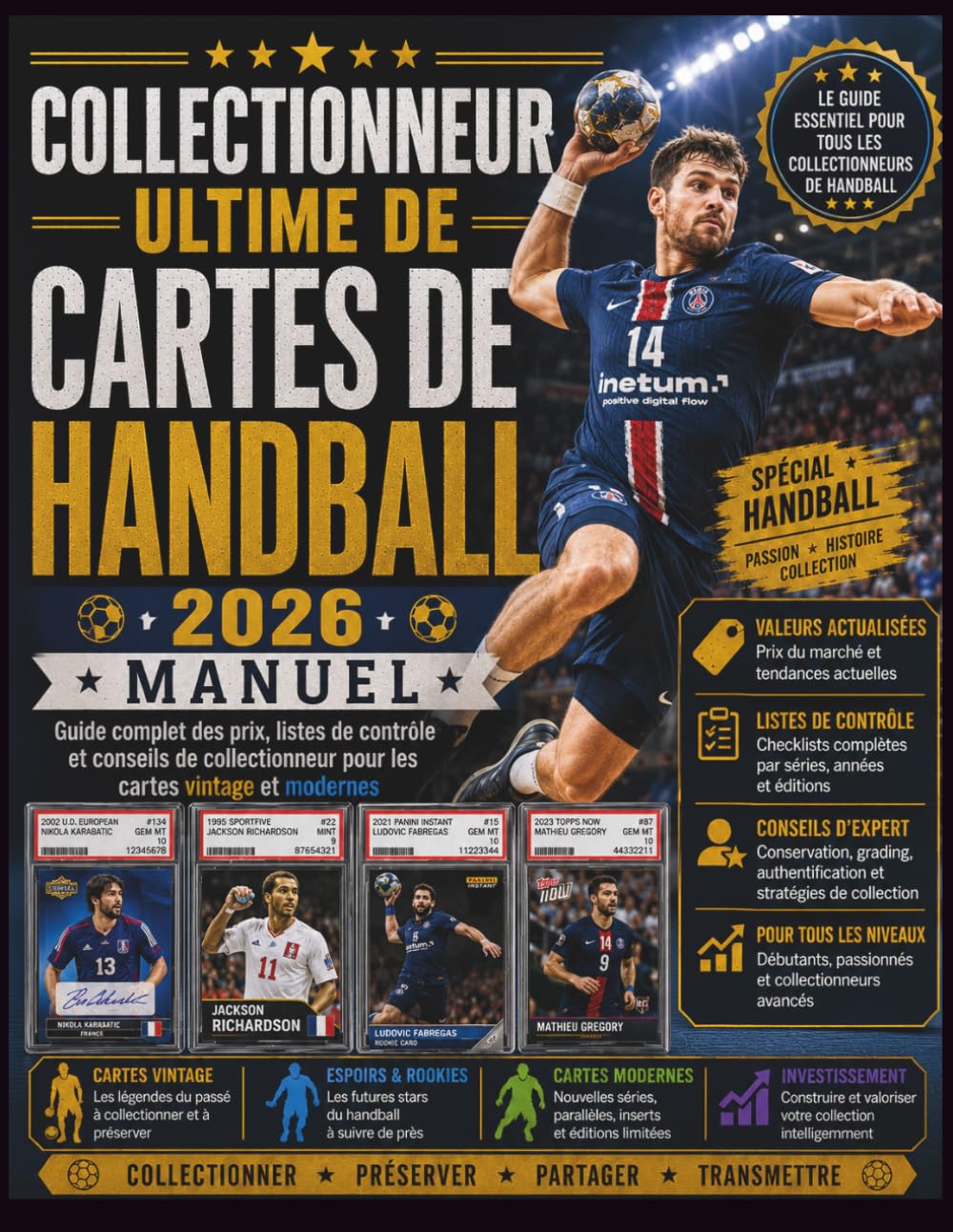 Collectionneur ultime de cartes de handball 2026'Manuel: Guide complet des prix, listes de contrôle et conseils de collectionneur pour les cartes vintage et modernes