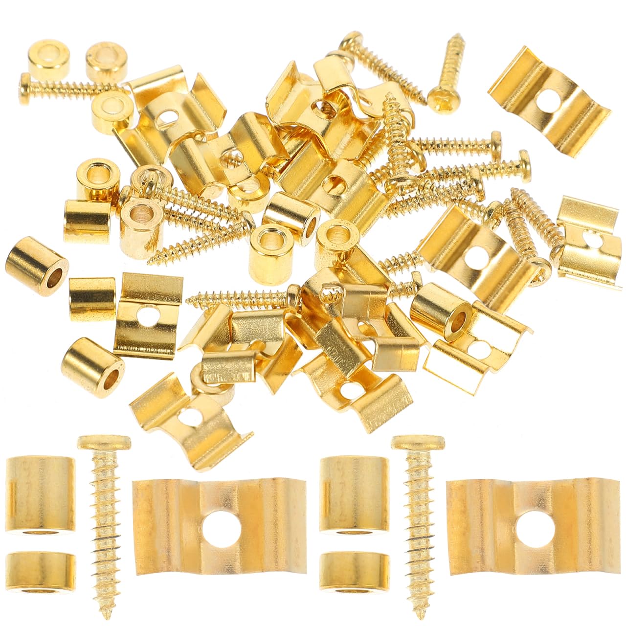 JOINPAYA Electric Guitar String Retainer Press Set 10 Pieces Lightweight Stable String Holder Reduces Friction Easy Installation Guitar Accessories