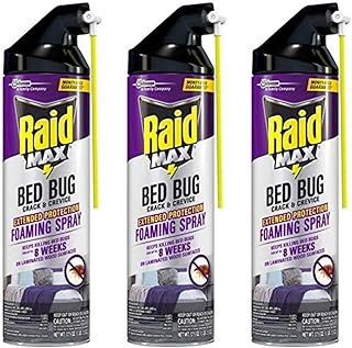 Raid Max Foam Bed Bug 17.5 Ounce (Pack of 3)