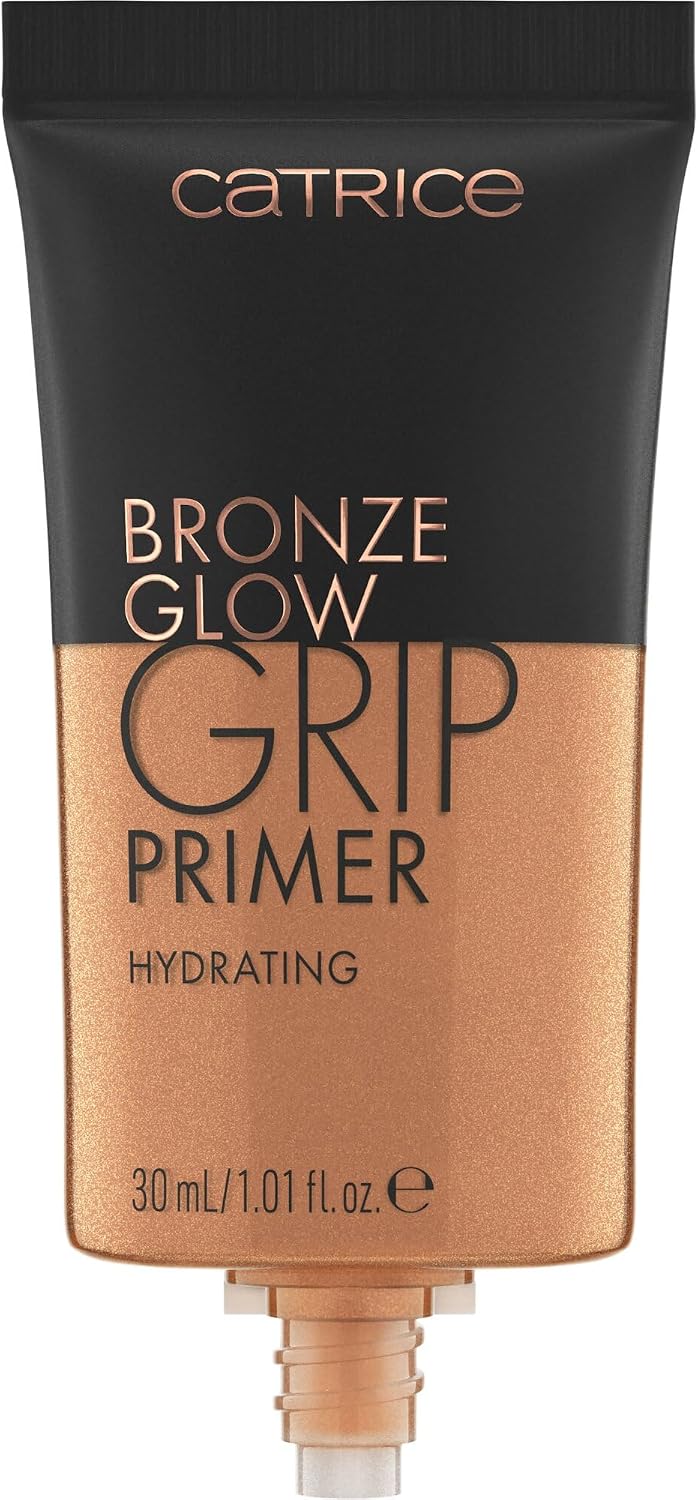 Catrice Baza pod makijaż Bronze Glow Grip Primer, nawilżanie, długotrwały, opieka, świetlisty, zroszony (30ml)
