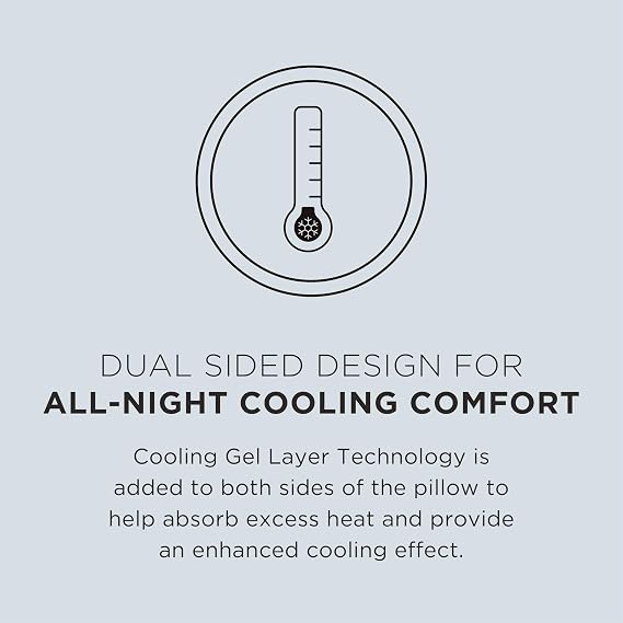 Tempur-Pedic TEMPUR-Cloud Dual Cooling Pillow, King (Pack of 1), White