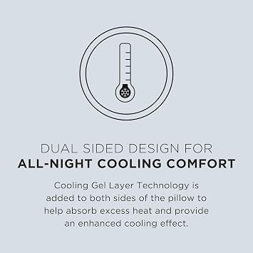 Tempur-Pedic TEMPUR-Cloud Dual Cooling Pillow, King (Pack of 1), White
