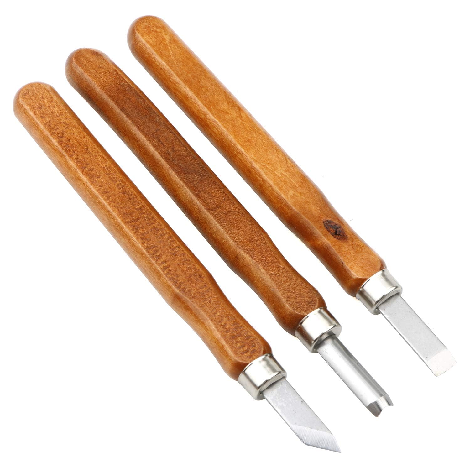 Brille Bee Professional Wood Carving Chisel Set, Carbon Steel Wood Carving Tools, Woodworking Chisels Wood Chisel Kits, Power Grip Carving Tools Great for Carving (3PCS) (B0D969KPR5) Amazon Price History, Amazon Price Tracker