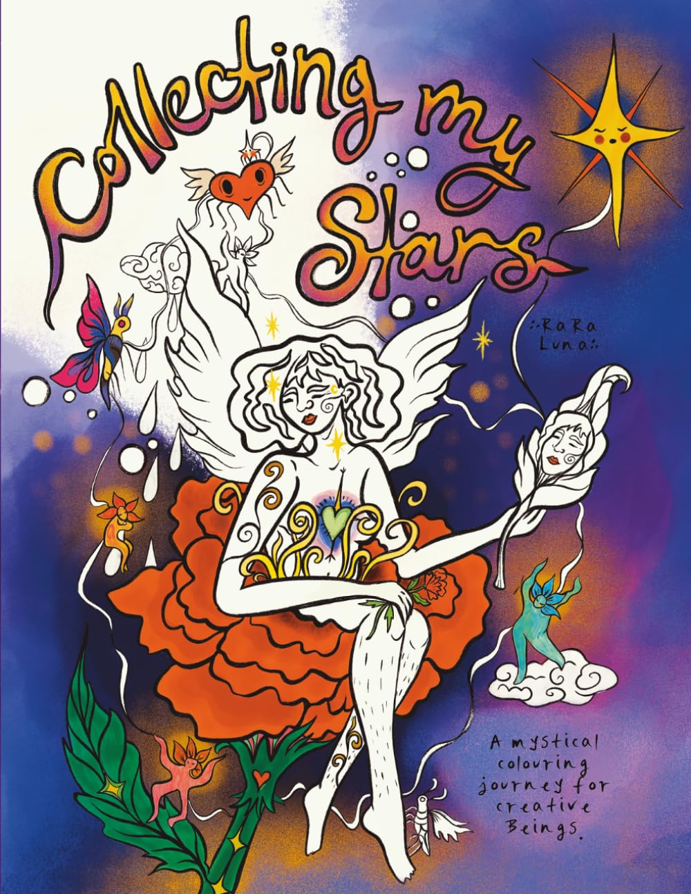Collecting My Stars: A Mystical Coloring Book journey for Creative Beings