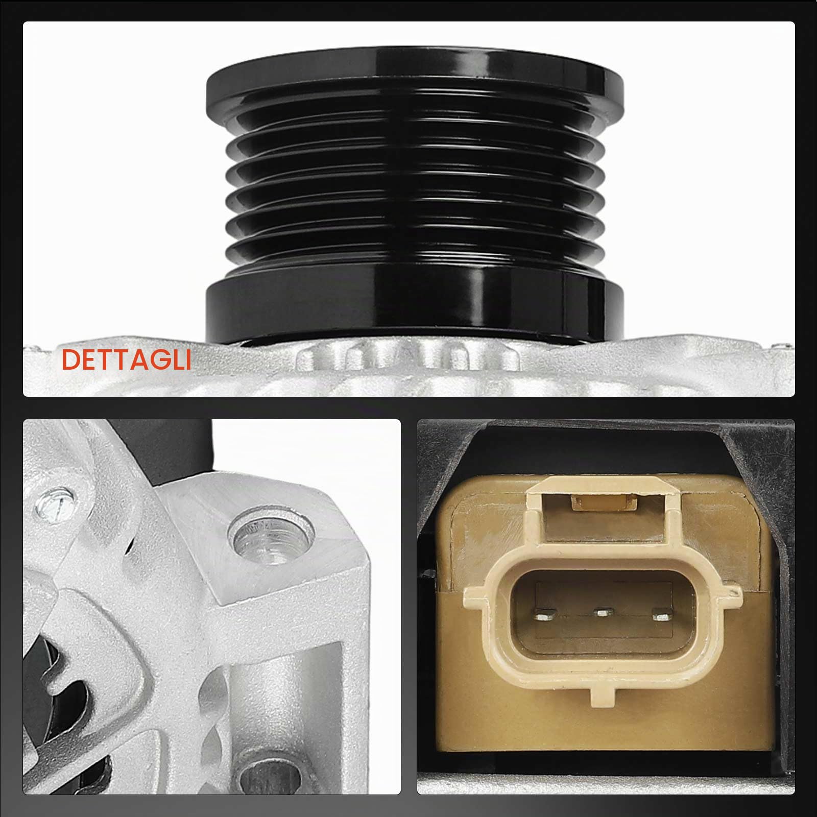 Frankberg Alternatore Generatore 04801338AB | 04801338AB; Compatibile con: Nitro, Cherokee KJ, Wrangler III JK, Cherokee KK