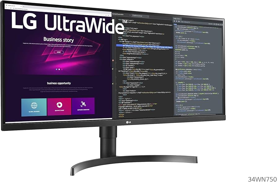 LG UltraWide 34WN750-B 34'' UltraWide QHD (3440 x 1440) IPS