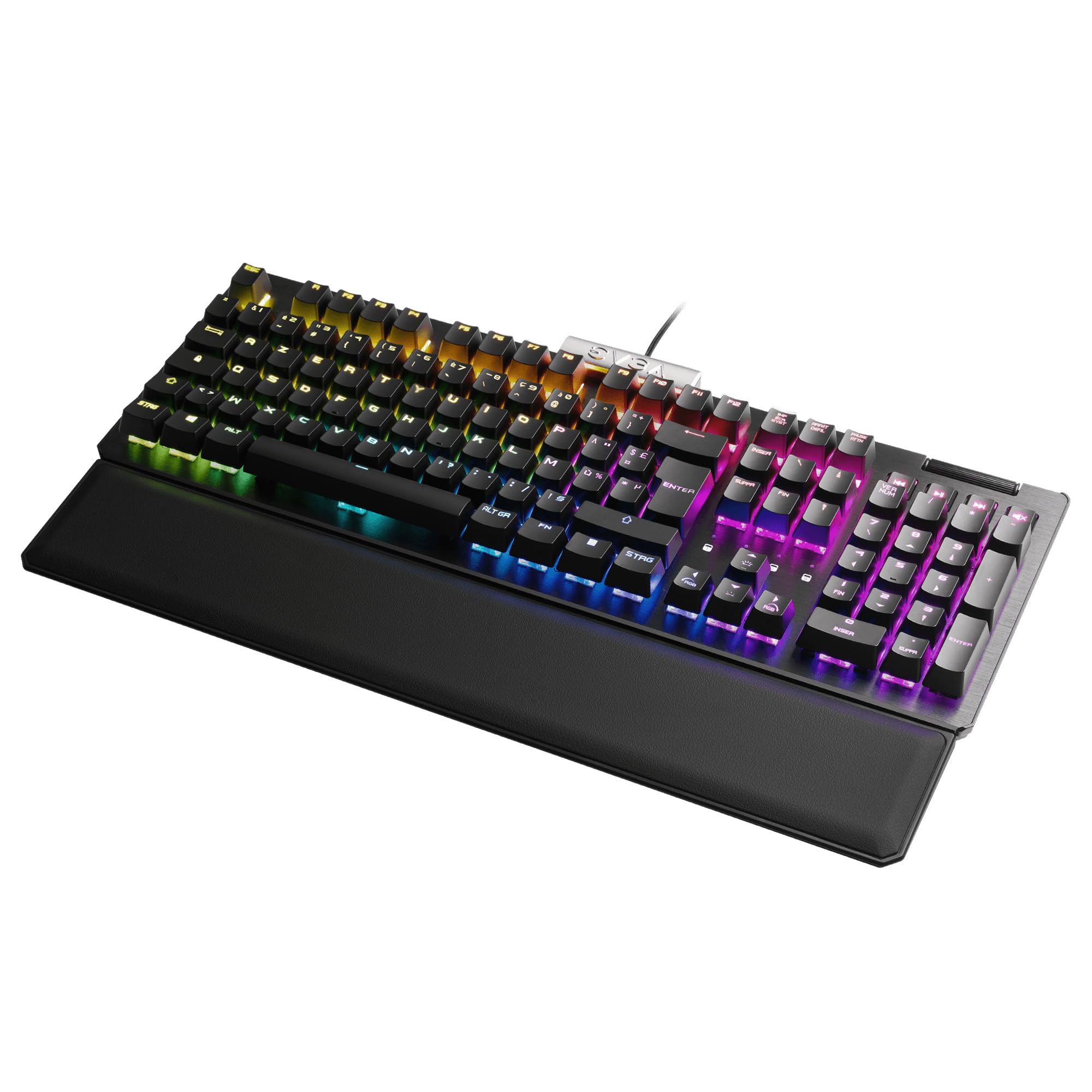 EVGA Z15 RGB-Gaming-Tastatur, RGB-Hintergrundbeleuchtung, Hot-Swap-fähige, mechanische Kailh-Speed-Switches (linear)