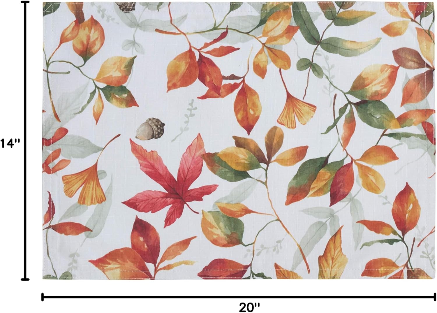 Fall Leaf Design Placemat (Set of 4)