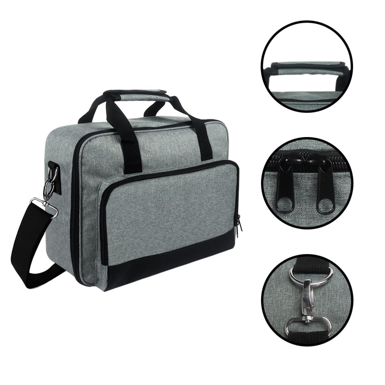 Beamertasche für Beamer, Projektor Reisetasche, Tragbar Projektor Tasche, Projektor-Tragetasche, Projektortasche, Projektor-Tasche mit Schultergurt, kompatibel mit den meisten großen Projektoren