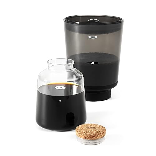 Miniatura 2 de OXO Brew - Cafetera compacta de café frío y filtros de papel de repuesto para cafetera de café frío Good Grips, marrón, 50 por caja
