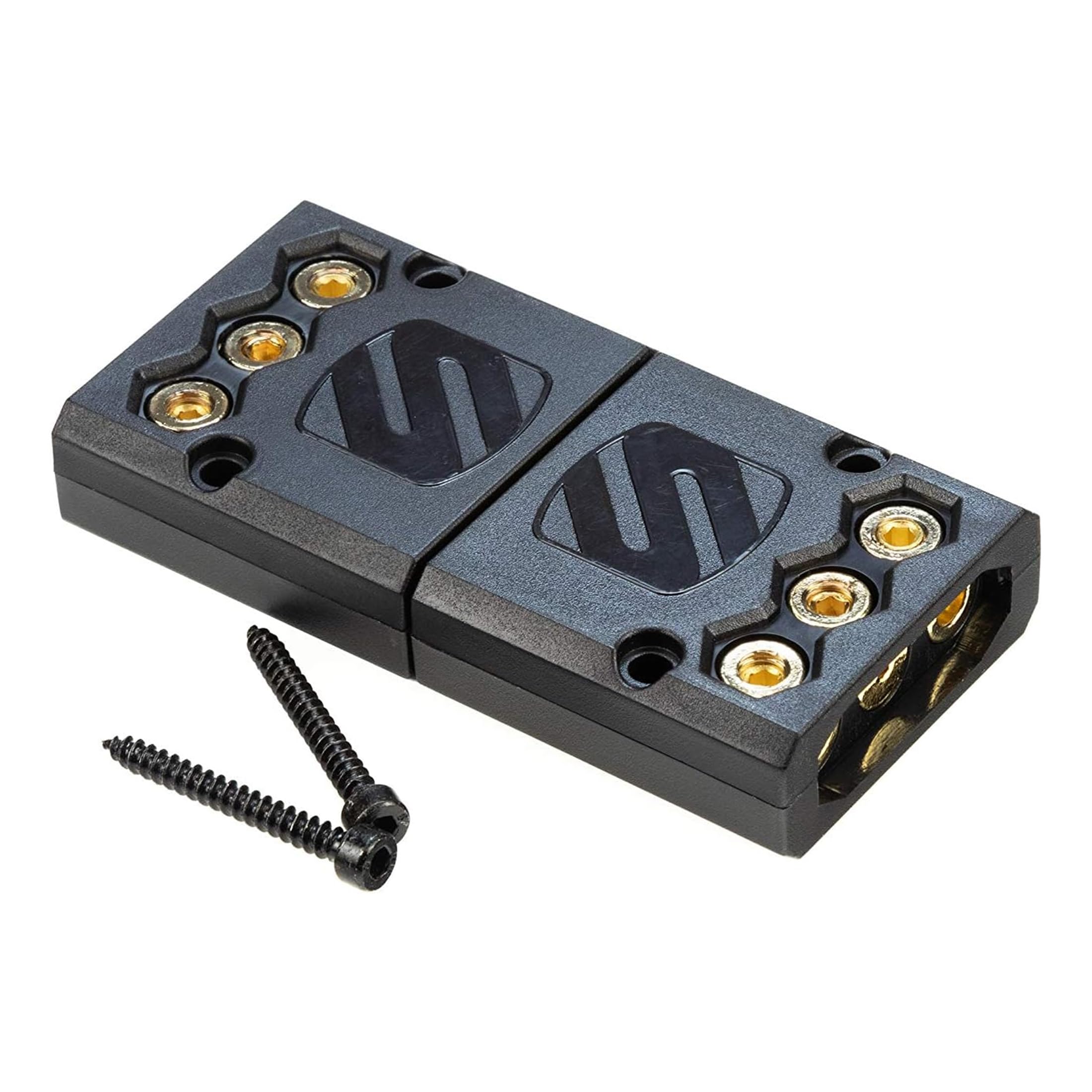 Scosche UAKP Kwik Plug Conector de alimentación de liberación rápida para amplificadores y gabinetes de Graves Activos
