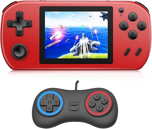 Consola de juegos de mano para niños y adultos incorporada 270 videojuegos retro, sistema de juegos portátil con batería recargable, mini juguetes