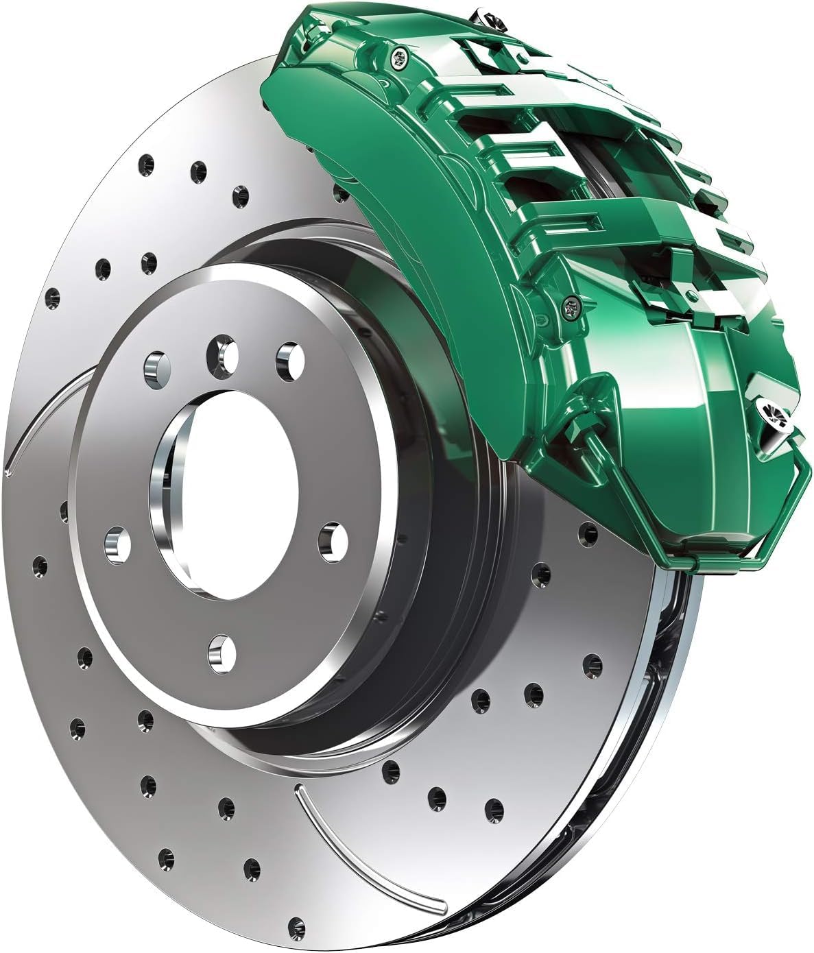 High Temperature Brake Caliper Paint Kit - High Gloss, Wear and Heat Resistant, Epoxy Paint System - Dries Hard, No Flaking or Fading Green G2166