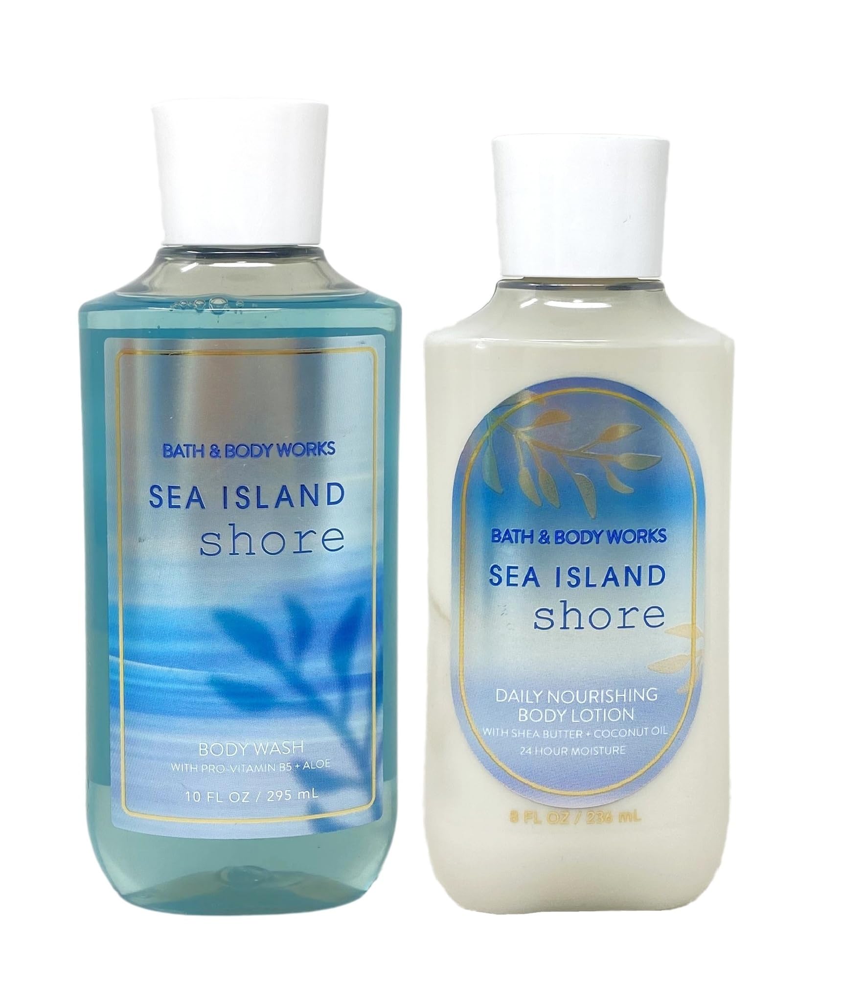 Bath and Body Works Sea Island Shore Gift Set of Shower Gel and Body Lotion