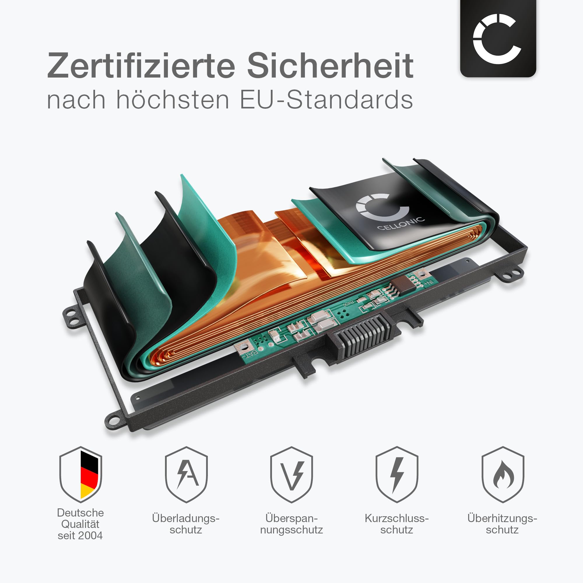 ASKC AP15O5L Laptop Batterie Replacement Pour Acer Aspire S13 S5-371 S5-371T Chromebook R13 CB5-312T Swift 1 SF114-32 Swift 5 SF514-51 SF515-51T Spin 5 SP513-52N SP513-52NP AP1505L 53.9Wh