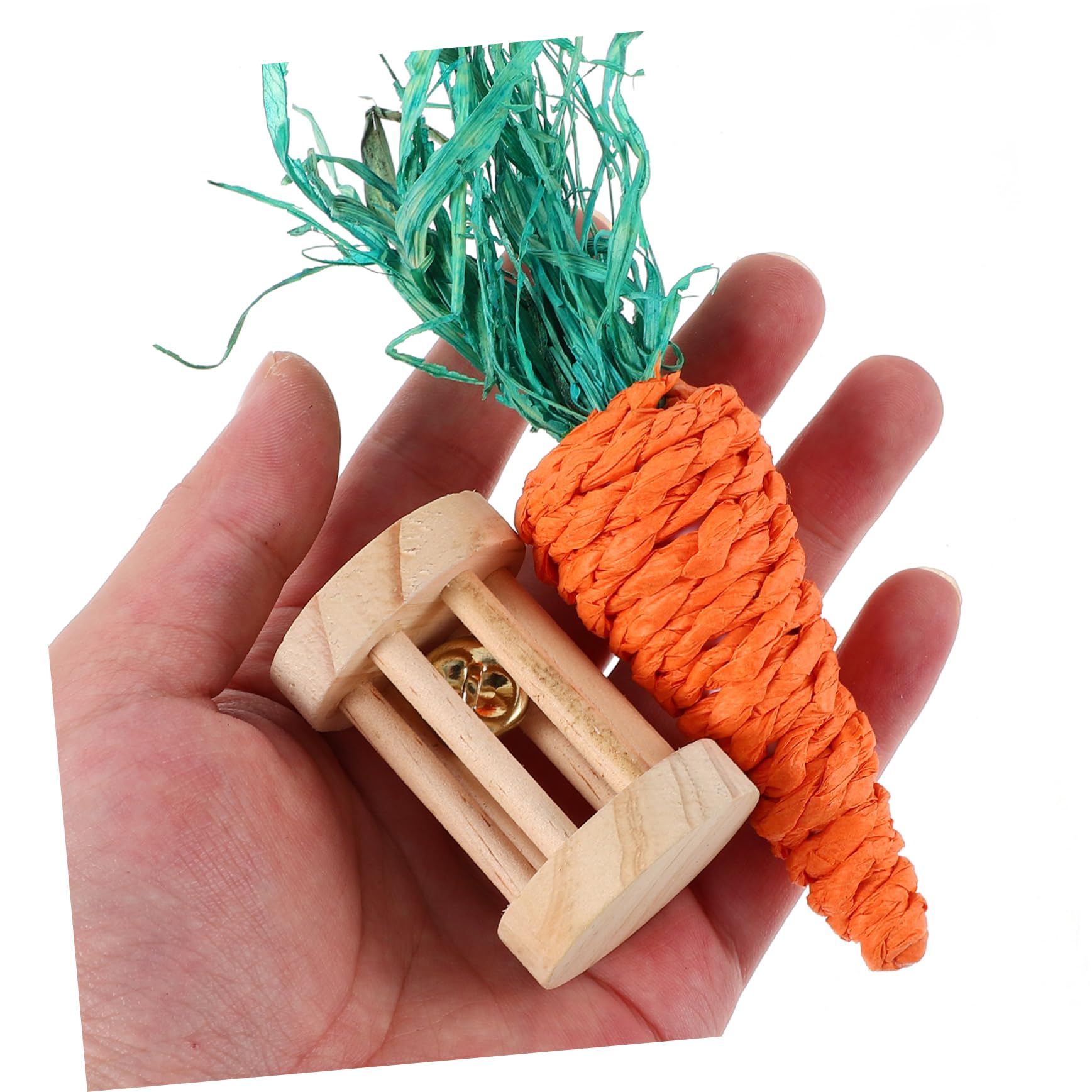 INOOMP 3stücke Hamster Spielzeug Aus Holz Und Rattan Teiliges Kauspielzeug Für Kleine Tiere Wie Hamster Meerschweinchen Und Ratten Inklusive Molarring Und Spielzeugball Zur Zahnpflege