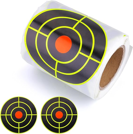 Prasacco 100 Pieces Shooting Targets, 3 Inch Self Adhesive