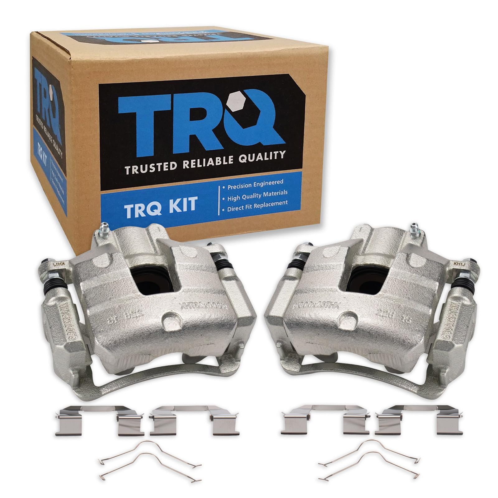 TRQ Front Driver and Passenger Side Brake Caliper Set
