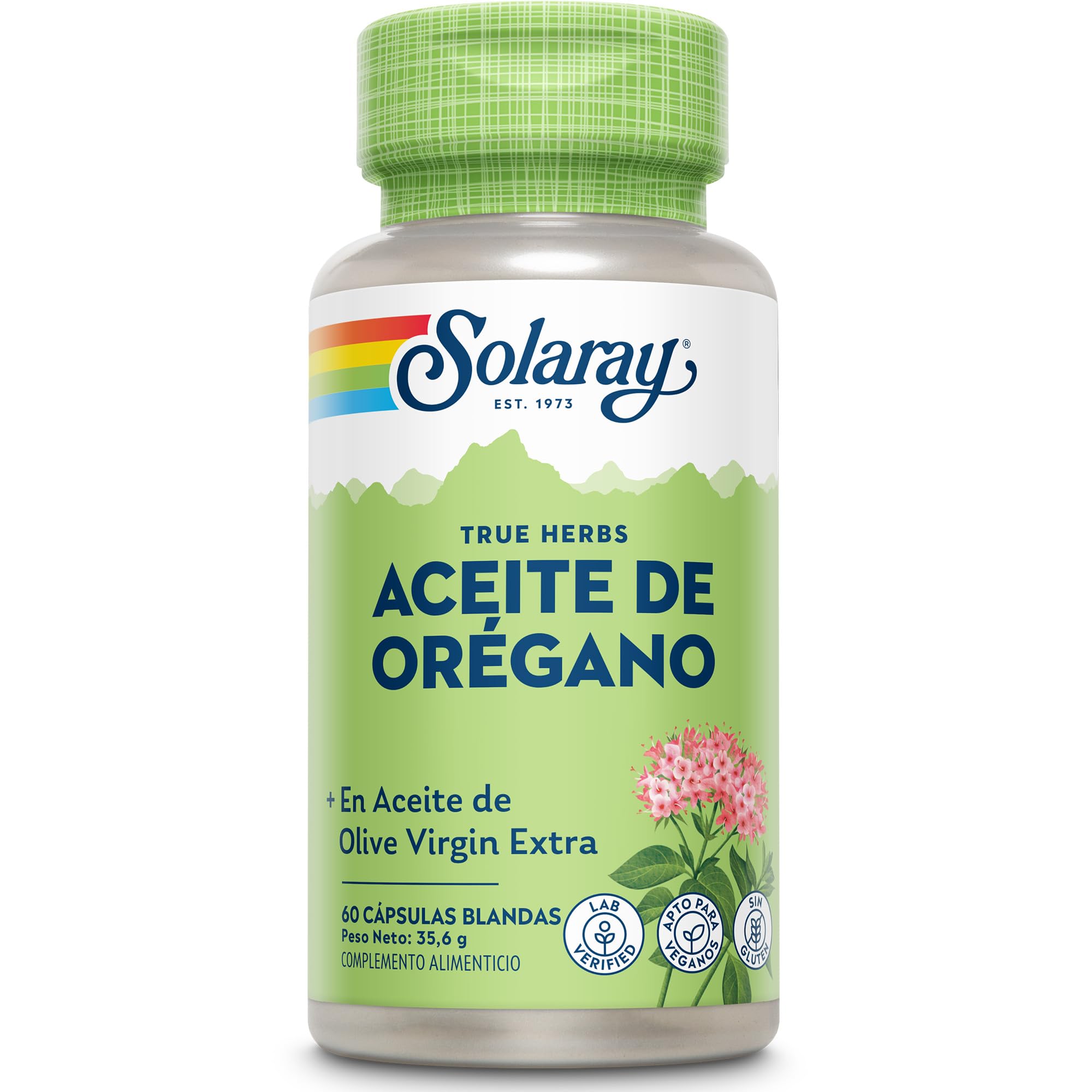Aceite de orégano 150 mg – 60 cápsulas blandas veganas – Suplemento de aceite de orégano de alta resistencia – con aceite de oliva virgen extra añadido para una digestión suave, verificado en