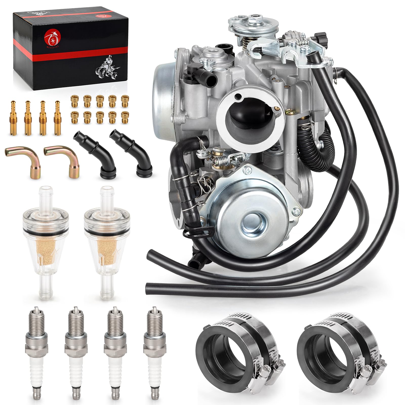 Photo 1 of Carburetor & Intake Manifold Boot For Honda VT600C VT600CD Shadow VLX Deluxe 600 1988-1998 Carb