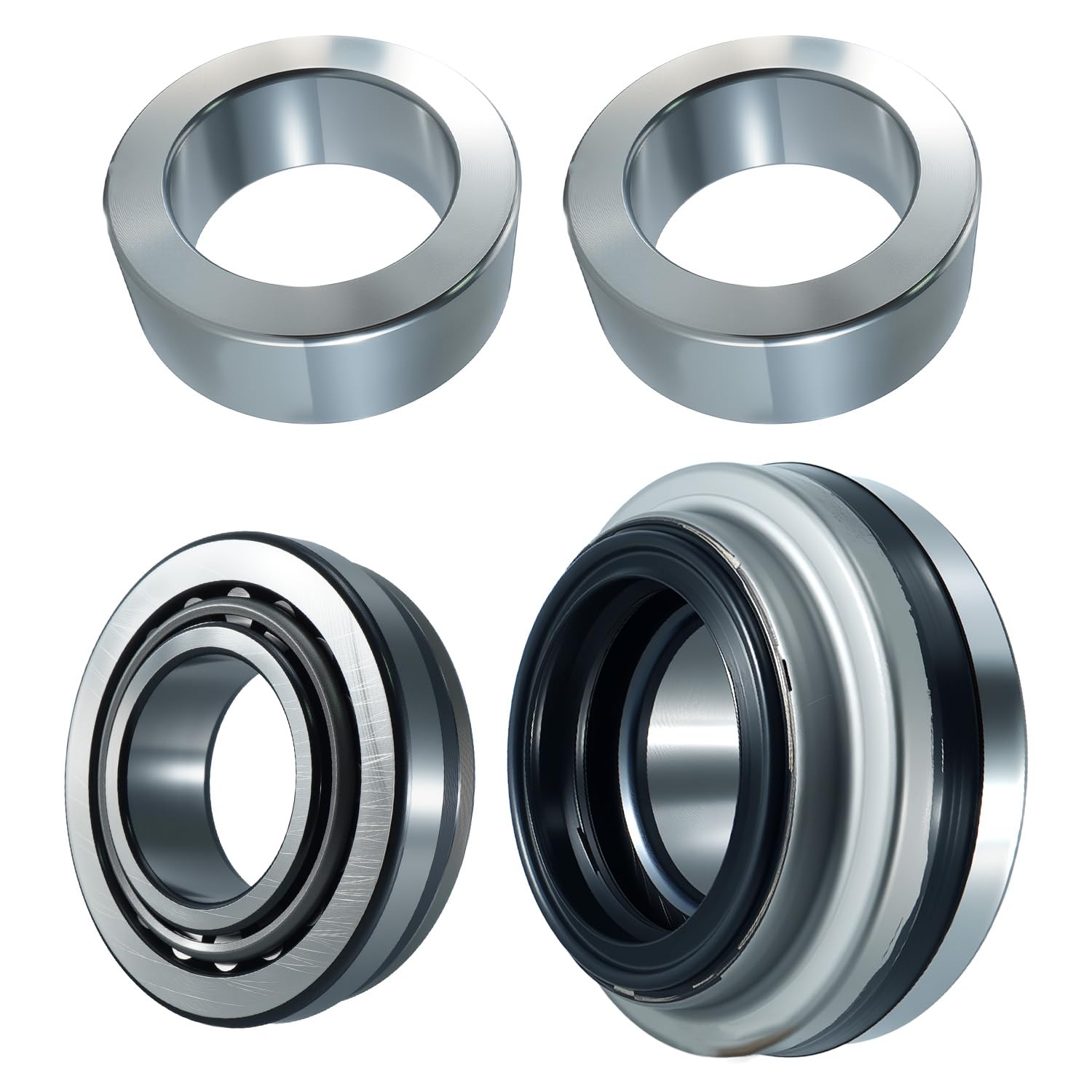 Wheel Bearings Kit Compatible with Ford 9" 28 Spline 31 Spline 35 Spline Model Replace U399A U365L K518783 K523967 ID 1.562" x OD 3.150"
