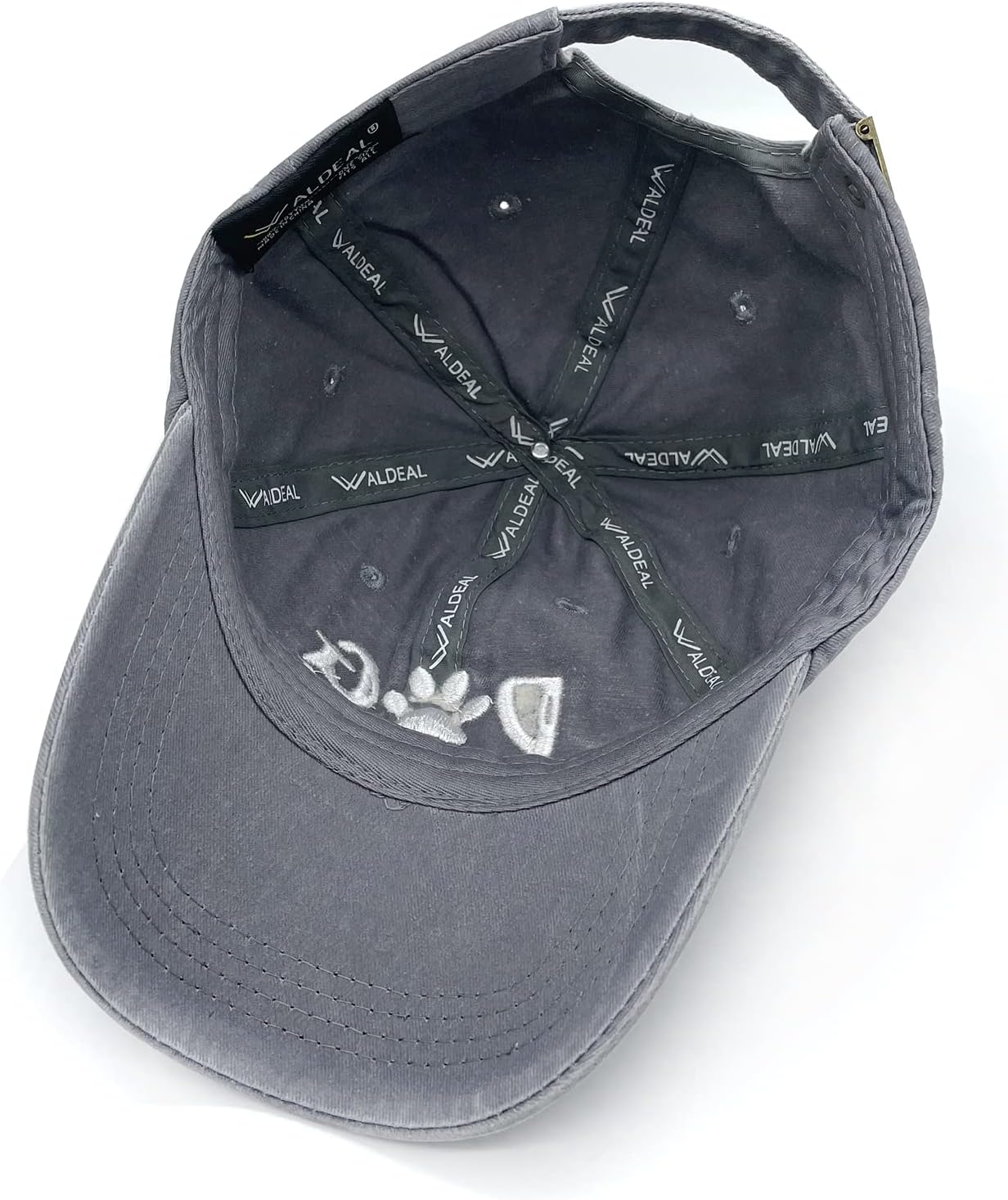 Waldeal Women's Embroidered Dog Mom Hat Adjustable Denim Baseball Cap - Image 6