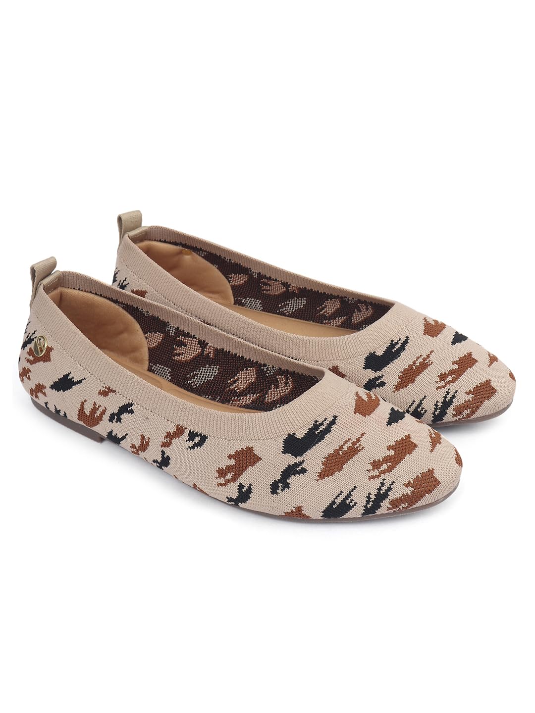 Women's Comfort Knit Flat Women's Slip-On Ballerinas-image-32