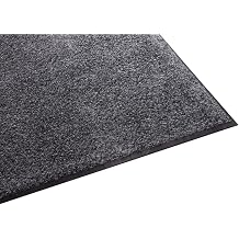 Guardian - 20966 Platinum Series Indoor Wiper Floor Mat, Rubber with Nylon Carpet, 5x6, Grey