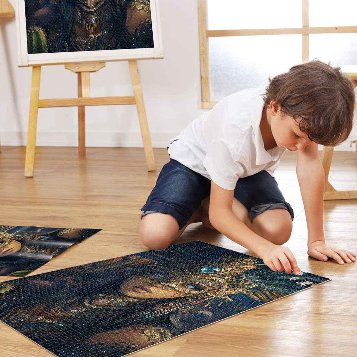 Bella strega Puzzle da 2000 pezzi per adulti Aiuta il cervello ad allenare i giocattoli che creano dipendenza per coltivare la pazienza Regalo di opere d'arte 70x100cm