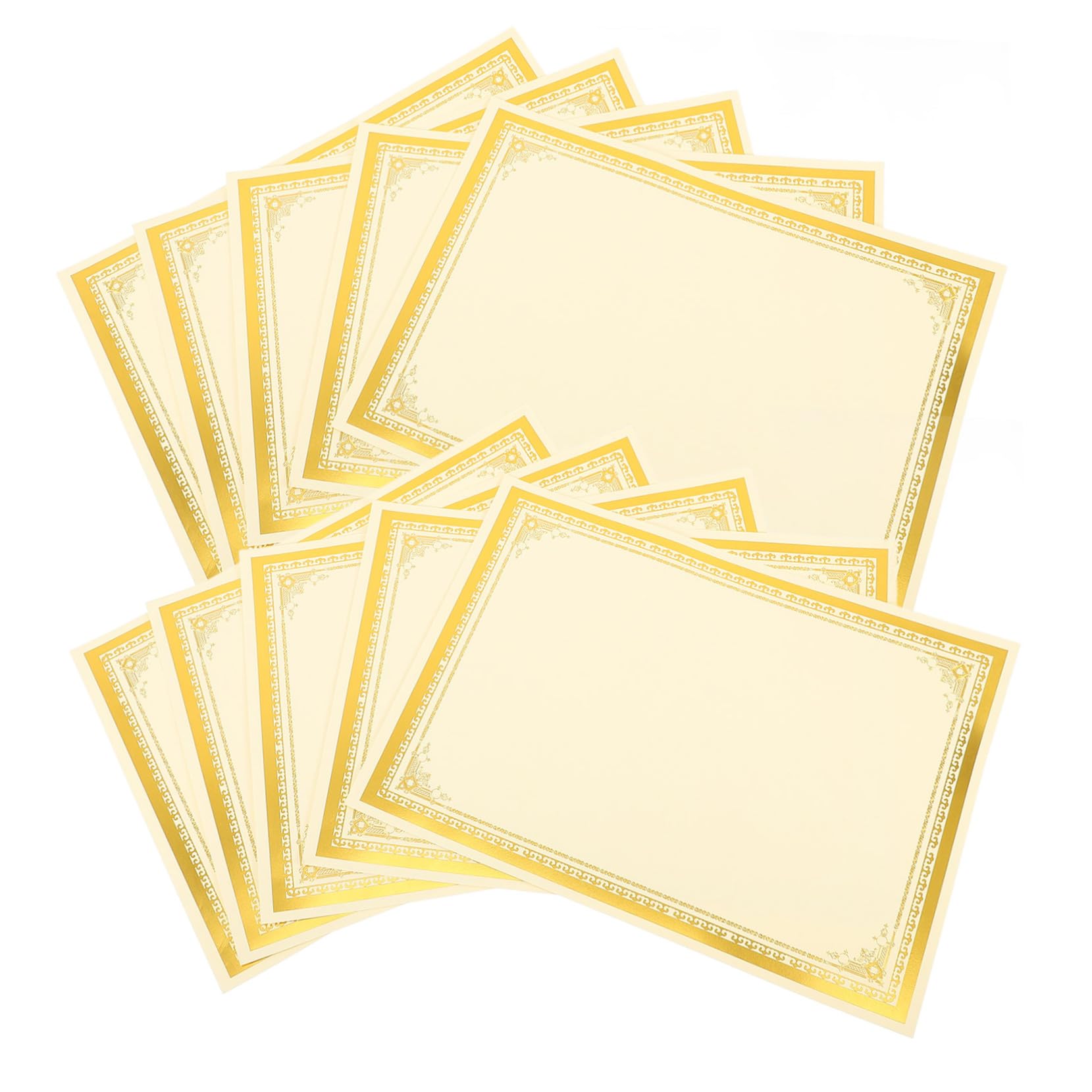50 Unidades De Certificado De Estampado En Caliente Núcleo De Papel De Impresora Papel De Certificado Papel De Diploma En Papel De Diploma De Escuela