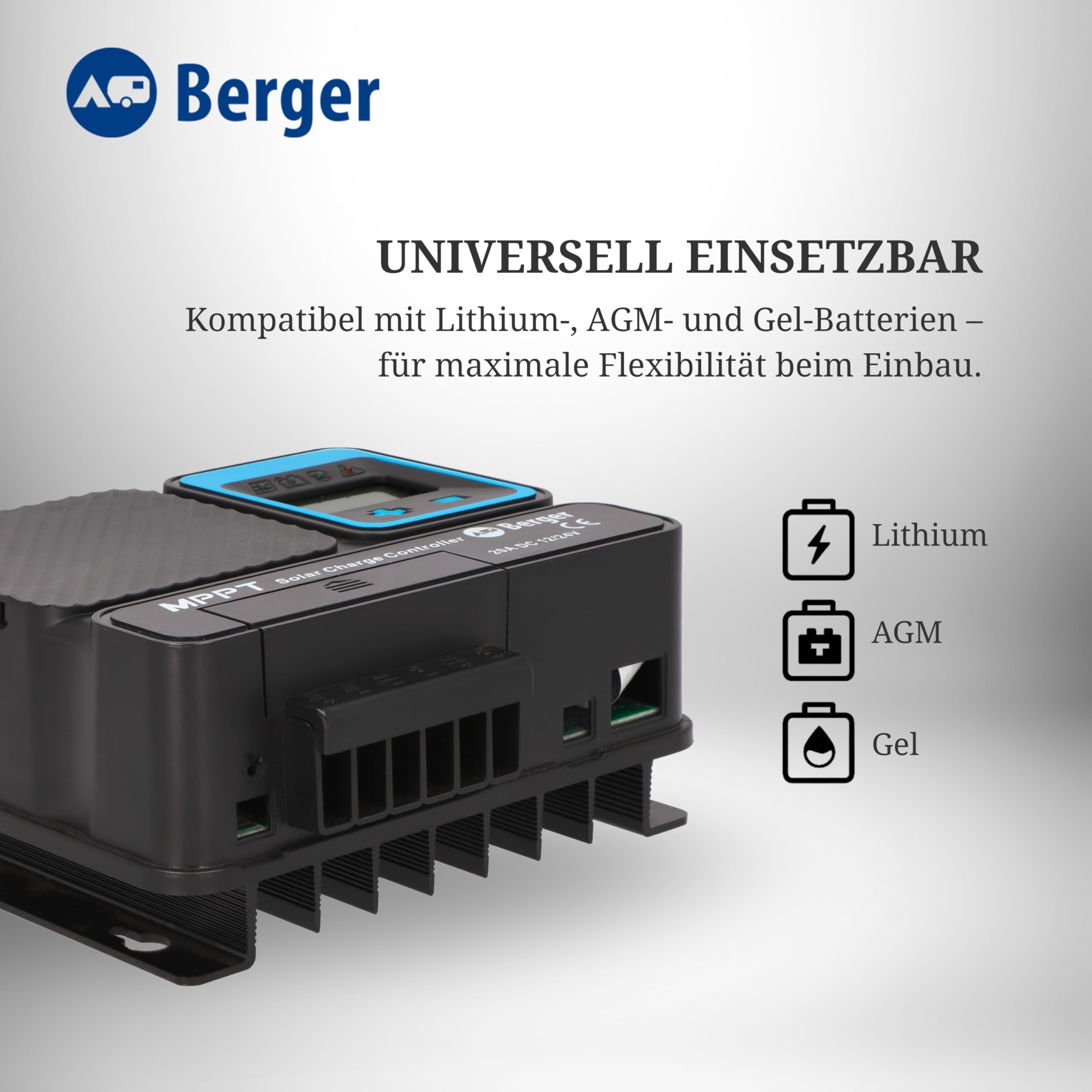 BERGER | Set Pannelli Solari Flessibili 100W Deluxe Flex - Pannello Solare Pieghevole con Regolatore MPPT 20A, Alta Efficienza 23%, Pannello Solare Portatile Campeggio per Camper, Barche e Tetti