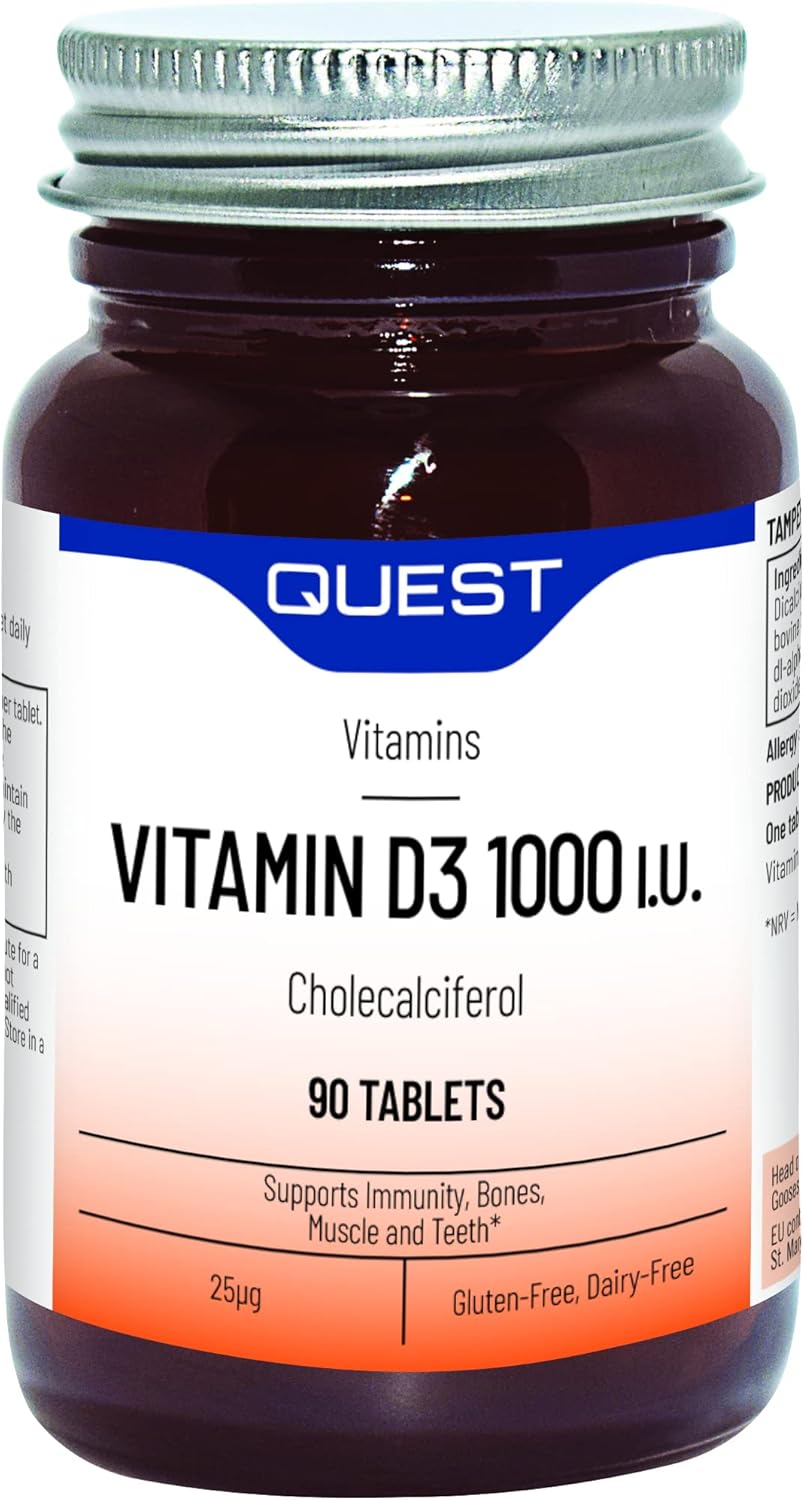 Quest Vitamin D3 1000iu 90 Tablets (Pack of 2) Amazon.co.uk Health