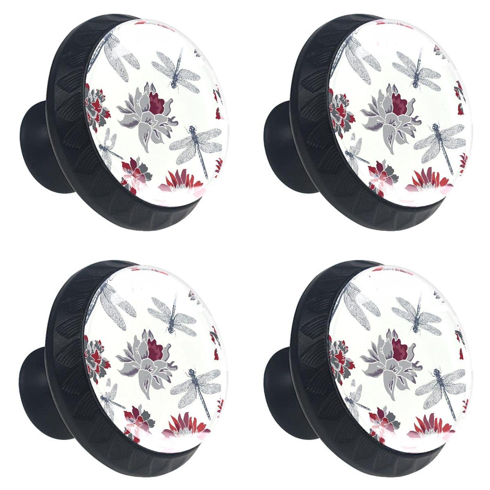 Poignées de porte de placard et boutons libellules pour déco bohème chic